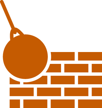 bricks-wall-and-demolition-ball